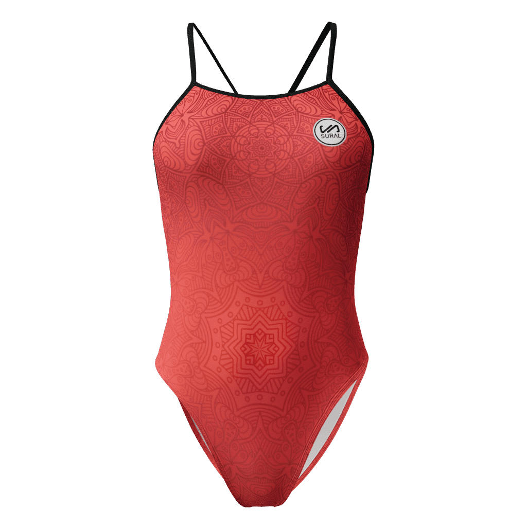 Bañador Natación Mujer Tirante Estrecho MANDALA
