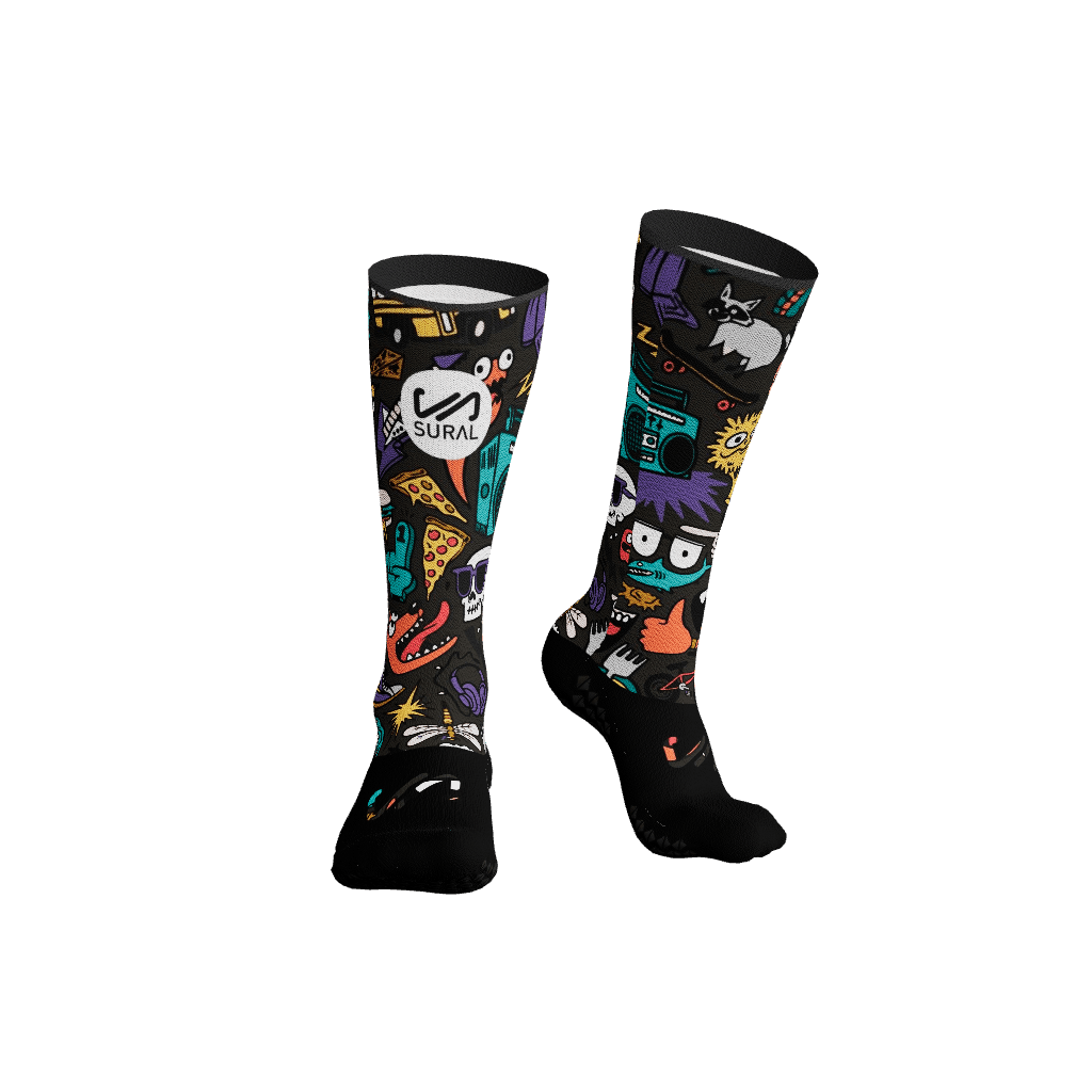 Calcetín Técnico Alto Sublimado COLOURS SERIES