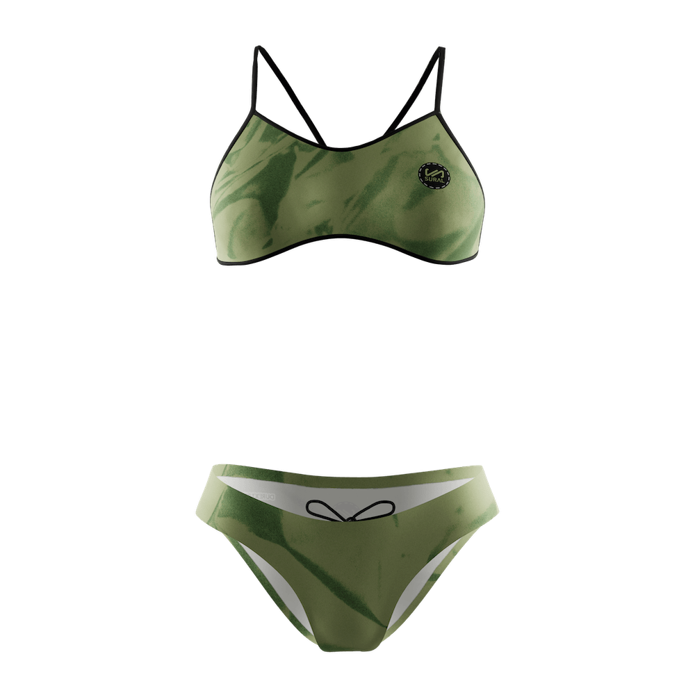 Bikini Natación Mujer Tirante Estrecho KAKY DYE | Sural