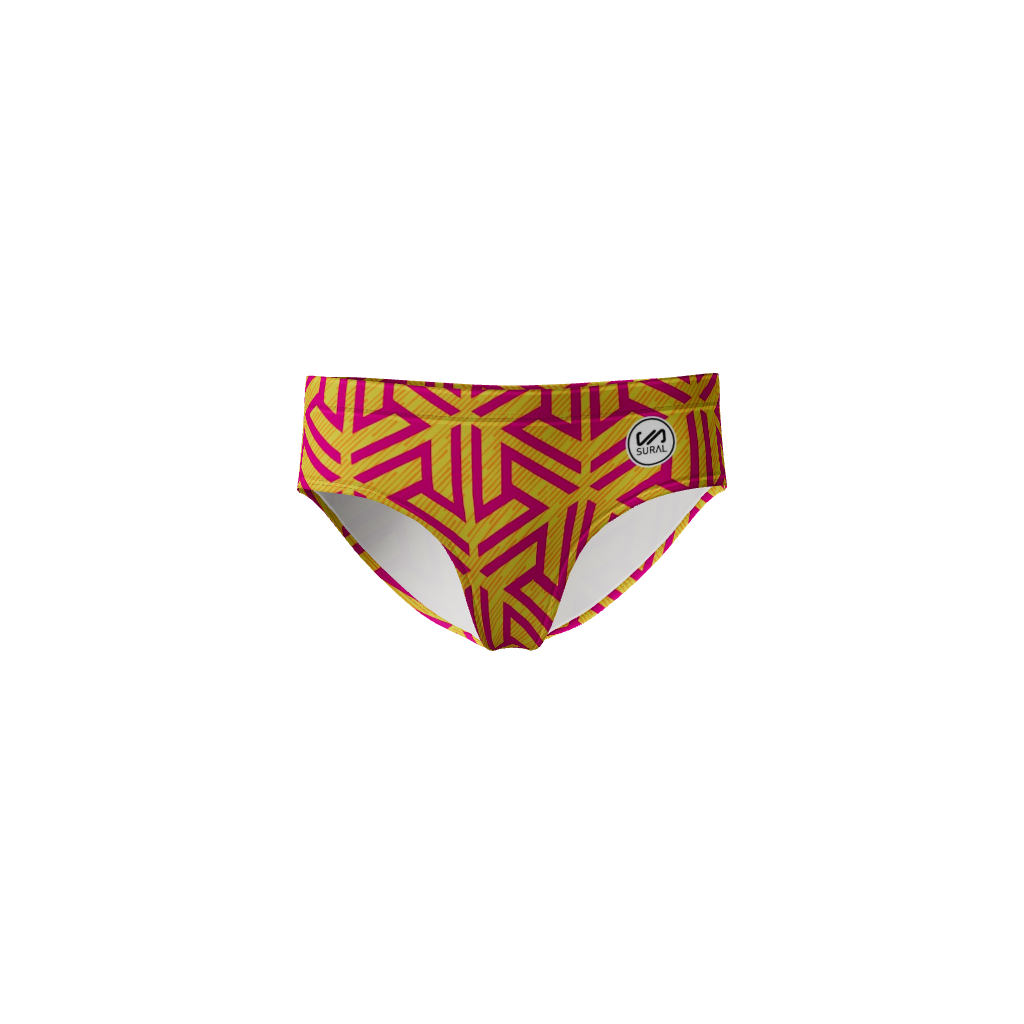 Slip Natación Hombre 10 cm YELLOW DEGREES