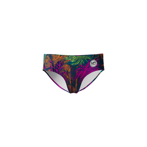 [SW-340] Slip Natación Hombre 10 cm PALMS PRINT