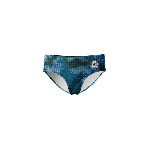 [SW-352] Slip Natación Hombre 10 cm BLUE CAMUFLAGE